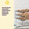 3 Pieces Tier Cooling Rack for Cookies, Cake and More - Cool Batches of Cookies, Cake Layers or Finger Foods, Black